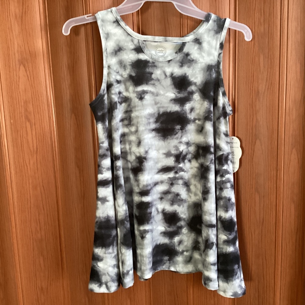 Wonder Nation Swing Tank Black Soot Size L/G (10-12) NWT